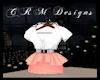 [CRM] Pink & White Dress