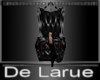 SLK black leather throne