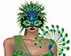 carnival Peacock Mask