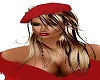 RED BERET HAT