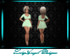 Mini-Dress - Pastel Gree