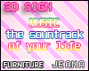!J! MUSIC 3D SIGN