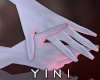 Y White Gloves