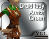 Druid Lady Armor Green