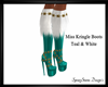 Mrs Kringle Boots Teal