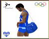 Israel Gym Bag Blue