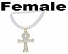 Ankh Chain Silver Female