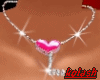 K*necklaces L heart pink