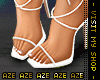 A | Eli white wrap heels