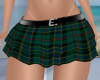 Green Plaid Ruffle Skirt