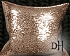DH. Golden Sequin Pillow