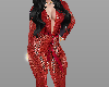jump suit red sexy