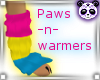 Pansexual Paw Warmers
