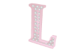 Baby Pink Letter L