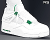 $. 4's Sneakers Green. w
