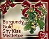 Burgundy Mistletoe Kiss