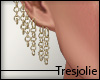 tj:. Gold Chain Earrings