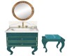 VICTORIAN SINK IN TEAL