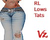 RL Blchd Lows w/tats