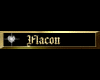 Custom Flacon gold tag