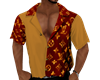 LV RED AND GOLD SHIRT