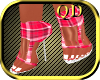 [QD]PinkPlaid high heels