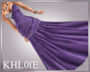 K eva purple gown
