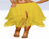 Yellow Boho Skirt