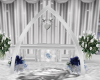 (MC) silver wedding arch