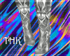 Metallic thigh highs THK
