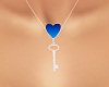 SL Blue Heart Key F/M