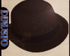 DF: BrownSuede Derby Hat