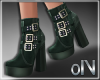 0I Belted Boots Oliv Drv