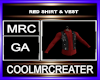 RED SHIRT & VEST