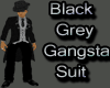 Black Grey Gangsta Suit