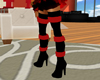 Black w/ Red Boots