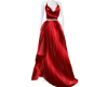 Red Xmas Cowl Gown