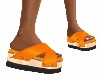 ORANGE  SANDALS