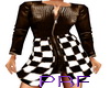 PBF*Brwn Checker Dress