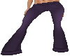 Purple Flare Cuffed Pant
