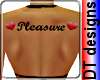 Pleasure hearts tattoo