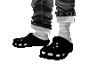 [k] crocs black + socks