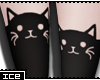 Ice * Black Cat Socks