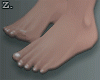 Animated male Feet white