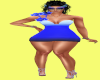 (MSHO) TEX MIX BLUE GOWN
