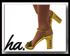 ALA Yellow Plat Sandals