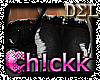 !C! DEL|Blk Listed Jeans
