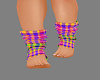 Child Pnk Plaid Socks