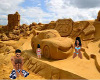 sand castle background