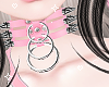 Spike Choker  Pink